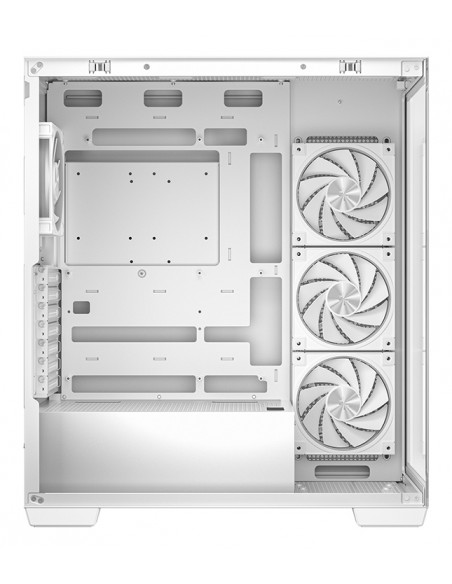 Caja ordenador gaming atx deepcool cg580v2 cristal templado blanca