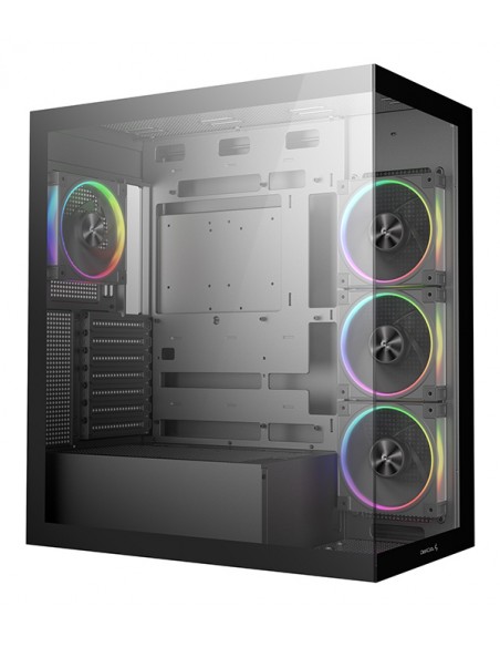 Caja ordenador gaming atx deepcool cg580v2 cristal templado negro