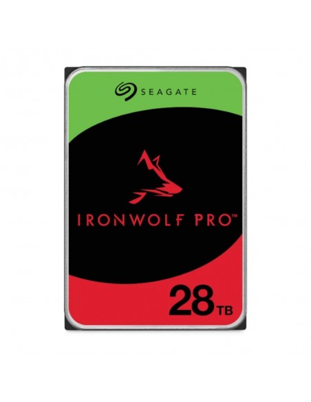 Disco duro interno hdd seagate ironwolf pro nas st28000nt000 28tb 3.5 pulgadas 7200rpm - 512mb - sata 6gb - s