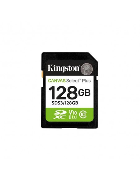 Tarjeta memoria sdxc 128gb kingston canvas select plus uhs - i clase 10