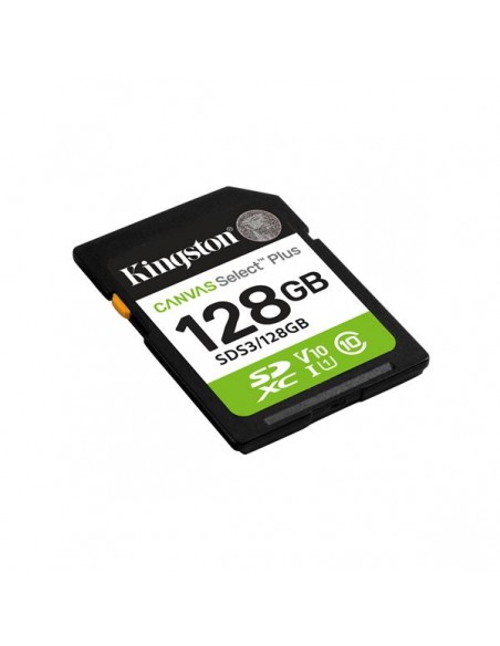 Tarjeta memoria sdxc 128gb kingston canvas select plus uhs - i clase 10