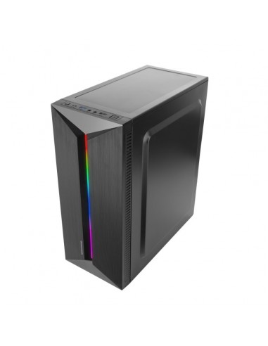 Caja ordenador mars gaming mcblaze atx argb cristal templado negra