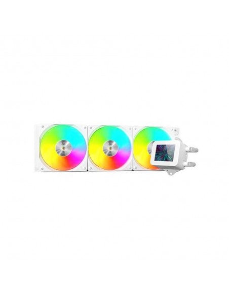 Kit refrigeracion liquida mars gaming mlvision360w argb 3x 120mm blanco