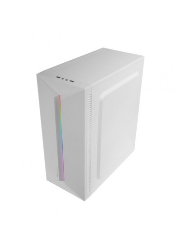 Caja ordenador mars gaming mcblaze atx frgb cristal templado blanca