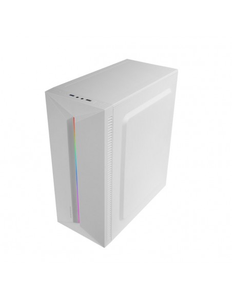 Caja ordenador mars gaming mcblaze atx frgb cristal templado blanca Caja ordenador mars gaming mcblaze atx frgb cristal templado blanca