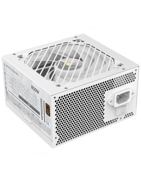 Fuente alimentacion mars gaming mpb850siw atx 850w blanca