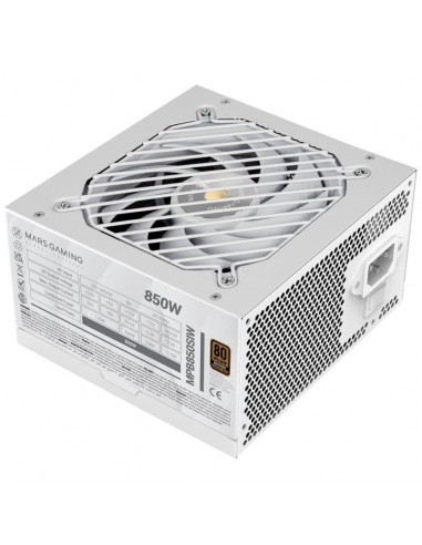 Fuente alimentacion mars gaming mpb850siw atx 850w blanca