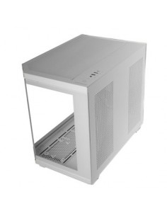 Caja ordenador mars gaming mc3tcoremw matx cristal templado blanca