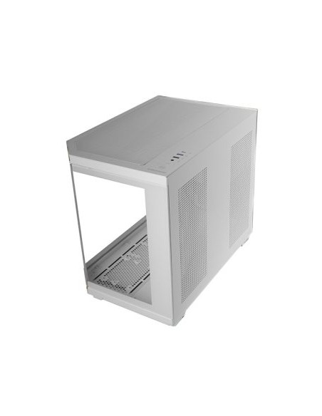 Caja ordenador mars gaming mc3tcoremw matx cristal templado blanca