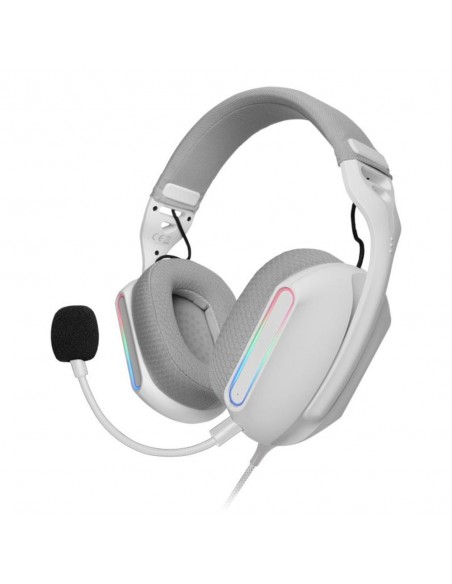 Auriculares mars gaming mhpro argb blanco