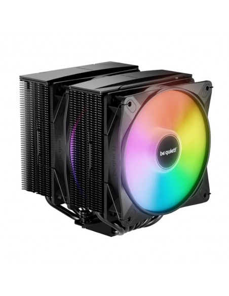 Ventilador disipador cpu be quiet! pure rock pro 3 lx argb 2x 120mm negro