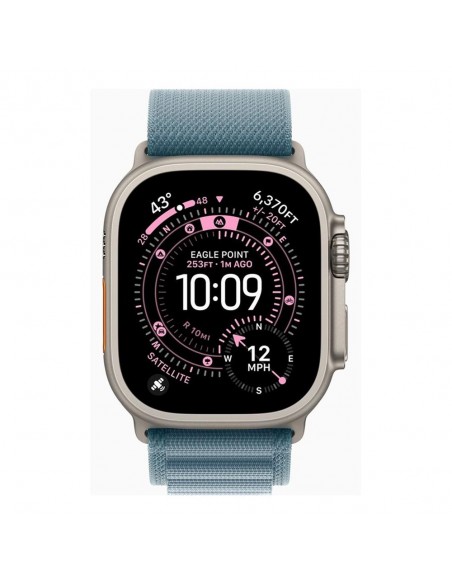 Smartwatch apple watch ultra 3&nbsp;gps + cellular&nbsp;49mm&nbsp;natural titanium case blue alpine loop - m