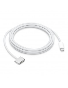 Cable usb tipo c a magsafe 3 apple 2m - macho - macho - plata