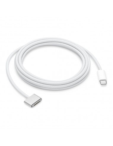 Cable usb tipo c a magsafe 3 apple 2m - macho - macho - plata
