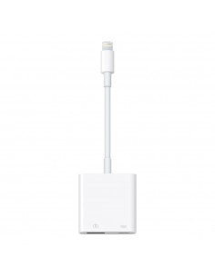 Adaptador lightning a usb tipo a - lightning apple macho - hembra