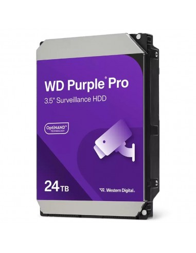 Disco duro interno hdd wd western digital purple pro wd241purp 24tb 3.5 pulgadas sata