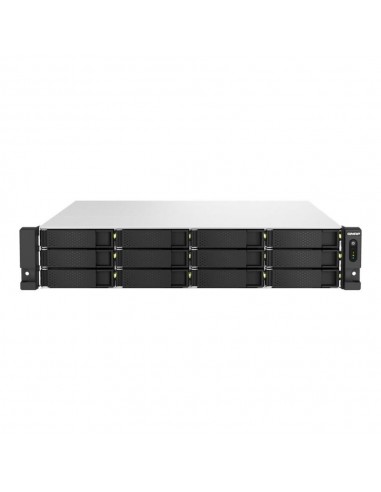 Servidor nas qnap ts - h1887xu - rp - e2336 - 32g 18 bahias 2u rack