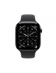 Smartwatch apple watch s11&nbsp;gps + cellular 42mm slate titanium case black sport band s - m