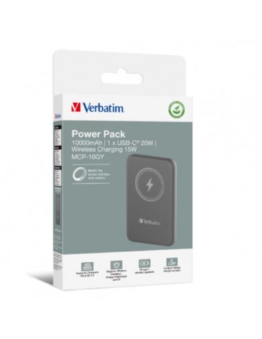 Powerbank verbatim 10000mah gris
