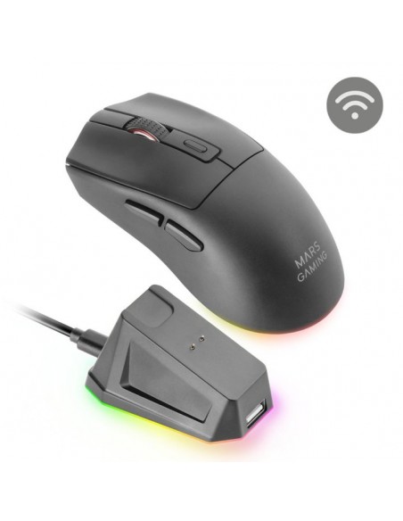 Raton inalambrico mars gaming mm - t3 negro Raton inalambrico mars gaming mm - t3 negro