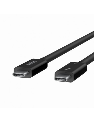 Cable usb tipo c belkin 2m - macho - macho - negro