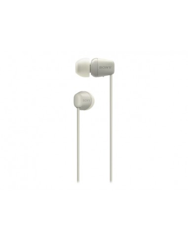 Auriculares sony wi - c100 inalambrico beige