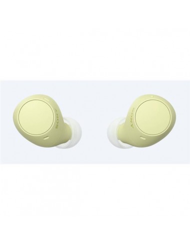 Auriculares sony wf - c510 inalambrico amarillo