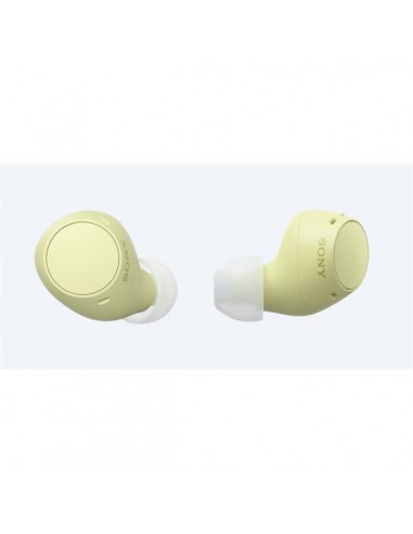 Auriculares sony wf - c510 inalambrico amarillo