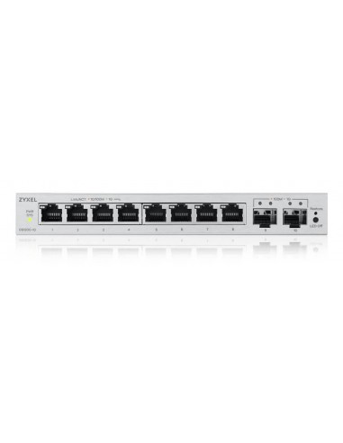 Switch 10 puertos zyxel gs1200 - 10v3 8xgbe 2xsfp