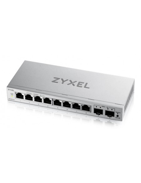 Switch 10 puertos zyxel gs1200 - 10v3 8xgbe 2xsfp
