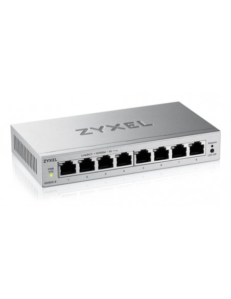 Switch 8 puertos zyxel gs1200 - 8v3 8xgbe Switch 8 puertos zyxel gs1200 - 8v3 8xgbe