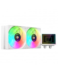 Kit refrigeracion liquida mars gaming ml - two240w argb 2x 120mm blanco