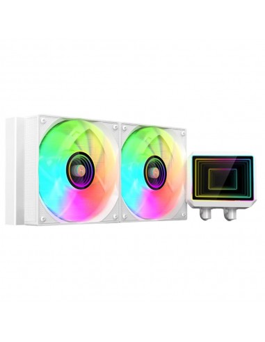 Kit refrigeracion liquida mars gaming ml - two240w argb 2x 120mm blanco