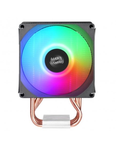 Ventilador disipador cpu mars gaming mcpux3 frgb 90mm negro