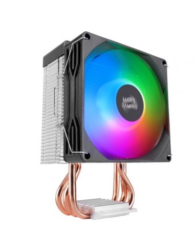 Ventilador disipador cpu mars gaming mcpux3 frgb 90mm negro