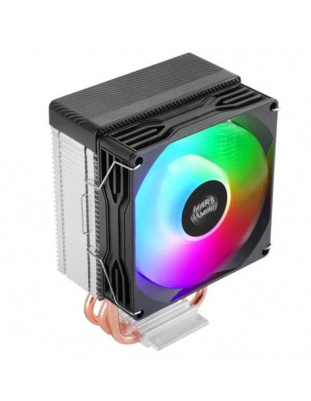 Ventilador disipador cpu mars gaming mcpux3 frgb 90mm negro