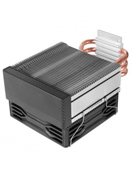 Ventilador disipador cpu mars gaming mcpux3 frgb 90mm negro