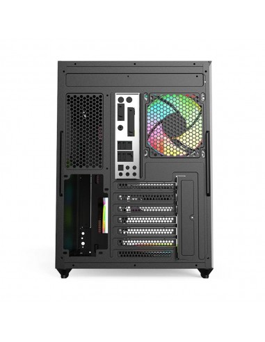 Caja ordenador gaming xc - 800 pro matx argb cristal templado negra