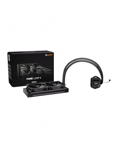 Kit refrigeracion liquida be quiet! pure loop 3 2x 120mm negro
