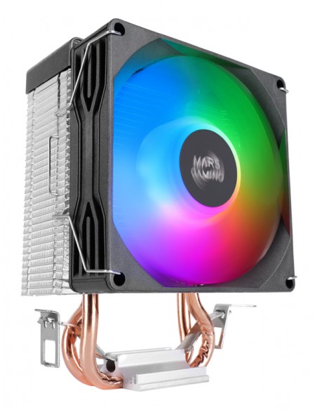 Ventilador disipador cpu mars gaming mcpux2 frgb 90mm negro Ventilador disipador cpu mars gaming mcpux2 frgb 90mm negro