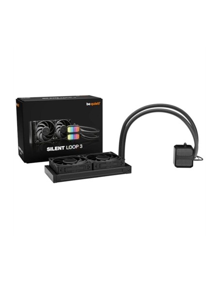 Kit refrigeracion liquida be quiet! silent loop 3 2x 120mm negro