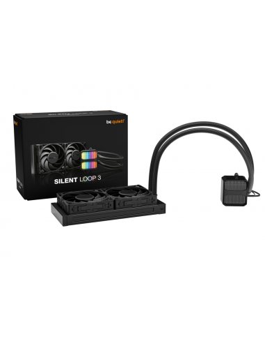 Kit refrigeracion liquida be quiet! silent loop 3 2x 120mm negro