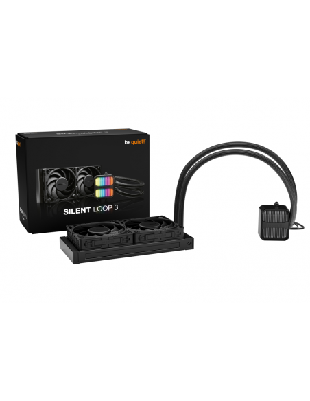 Kit refrigeracion liquida be quiet! silent loop 3 2x 120mm negro Kit refrigeracion liquida be quiet! silent loop 3 2x 120mm negro