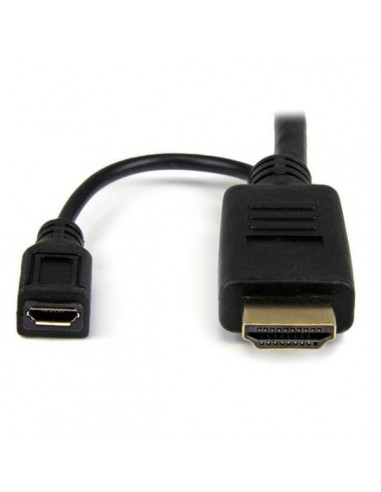 Cable hdmi - micro usb tipo b a vga startech 3m - macho - hembra - macho - negro