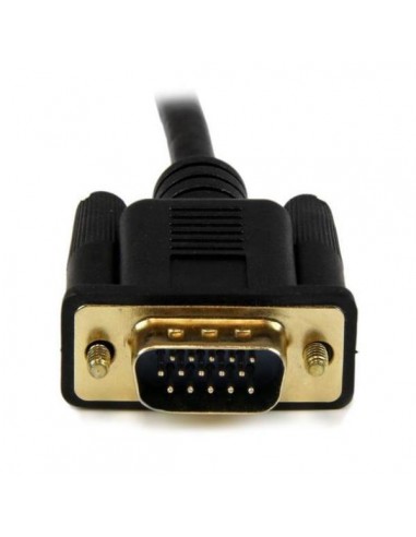 Cable hdmi - micro usb tipo b a vga startech 3m - macho - hembra - macho - negro