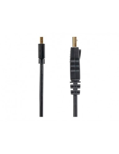 Cable displayport a mini dp 3m - macho - macho - negro