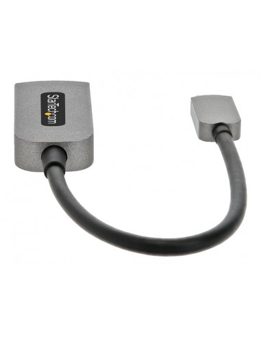 Cable usb tipo c a hdmi 4k startech 13cm - macho - hembra - gris
