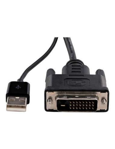 Adaptador dvi a displayport - usb 2.0 startech macho - hembra - negro