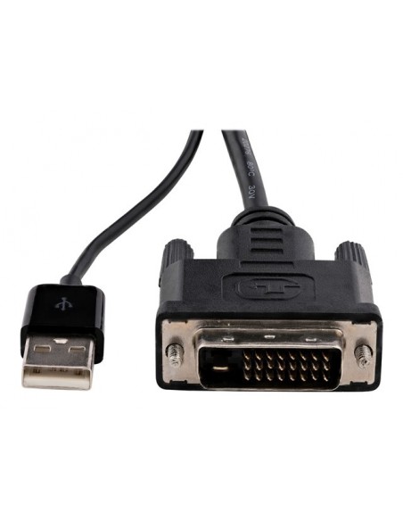 Adaptador dvi a displayport - usb 2.0 startech macho - hembra - negro
