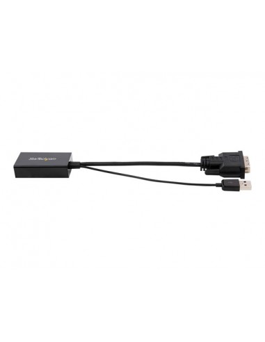 Adaptador dvi a displayport - usb 2.0 startech macho - hembra - negro